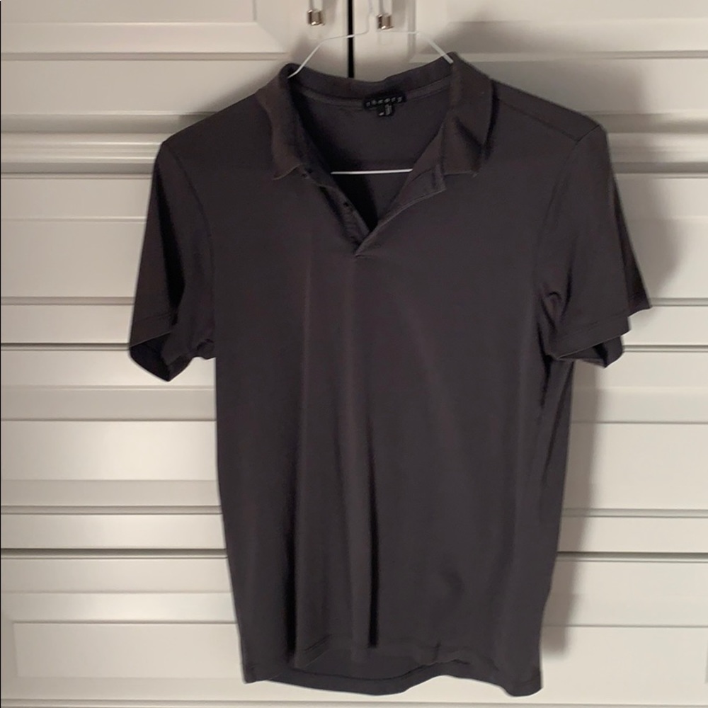 Men’s theory polo in dark gray